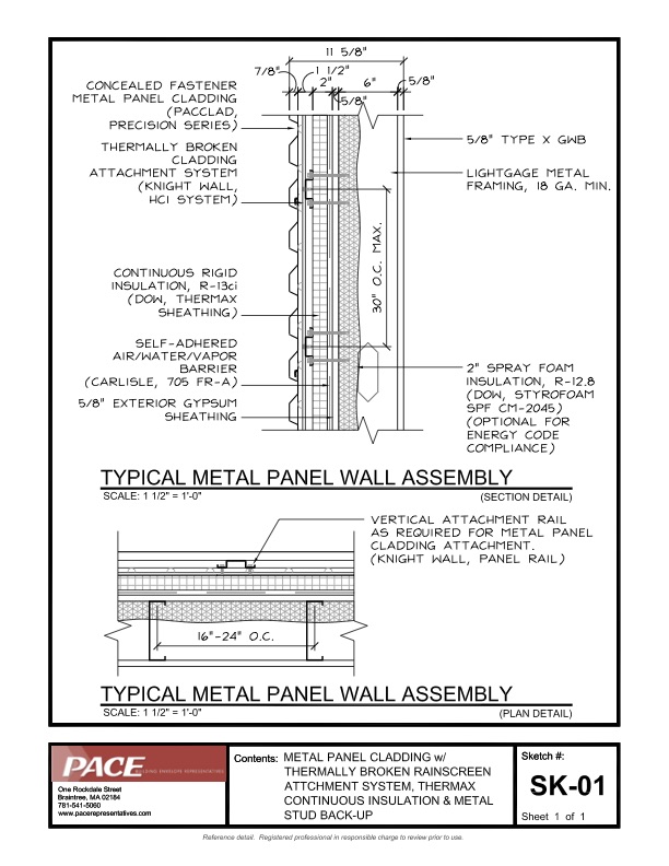 Metal Panel W Thermax SK01 